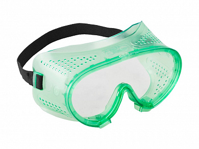 Купить Защитные очки ЗУБР МАСТЕР 3 закрытого типа с прямой вентиляцией в интернет-магазине zubr-vrn в Воронеже