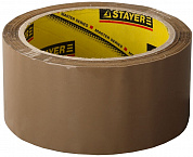 STAYER 48 мм, 60 м, 45 мкм, коричневая, клейкая лента (1207-50)