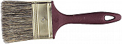 ЗУБР АКВА, КП-13, 75 мм, 3″, искусственная щетина, пластмассовая ручка, для высокотекучих ЛКМ, плоская кисть (4-01013-075)