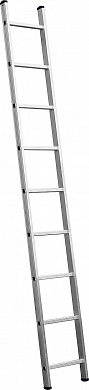 Купить СИБИН 9 ступеней, высота 251 см, односекционная, алюминиевая, приставная лестница (38834-09) в интернет-магазине zubr-vrn в Воронеже