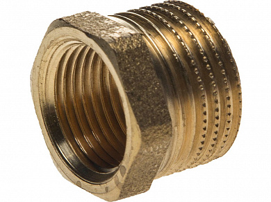 Купить GENERAL FITTINGS 1/2″ х 3/8″, латунь, футорка (51082-1/2-3/8) в интернет-магазине zubr-vrn в Воронеже