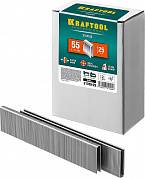 KRAFTOOL тип 18GA (55/90/C) 25 мм, 5000 шт, скобы для степлера (31789-25)