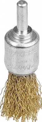 Купить STAYER 17 мм, витая стальная латунированная проволока 0.3 мм, щетка кистевая для дрели (35113-17) в интернет-магазине zubr-vrn в Воронеже