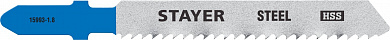Купить STAYER T118B, 2 шт, 50 мм / 2 мм (12TPI), T-хвост., HSS сталь, по металлу толщиной 2-6 мм, полотна для лобзика, Professional (15993-1.8) в интернет-магазине zubr-vrn в Воронеже