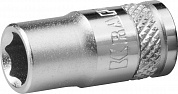 KRAFTOOL FLANK, 1/4″, 6 мм, торцовая головка (27815-06)