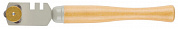 STAYER 3000 м, толщина стекла 2-5 мм, 3 ролика, деревянная ручка, роликовый стеклорез (33613)