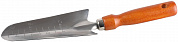 GRINDA 290 мм, нержавеющая сталь, деревянная ручка, посадочный совок (8-421113)
