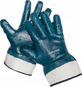 ЗУБР M, перчатки с полным нитриловым покрытием, Профессионал (11270-M)
