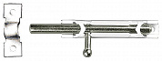 ЗТ-12, 80 мм, покрытие белый цинк, шпингалет накладной (37735-80)