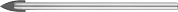 STAYER 5 мм, 2х кромка, цилиндр хвостовик, Сверло по стеклу и кафелю (2986-05)
