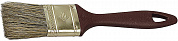 ЗУБР АКВА, КП-13, 38 мм, 1.5″, искусственная щетина, пластмассовая ручка, для высокотекучих ЛКМ, плоская кисть (4-01013-038)