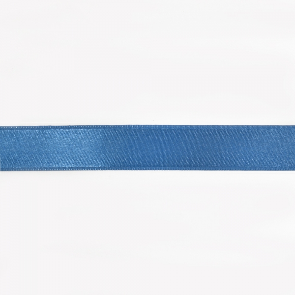 Лента атласная голубая, 2 см 