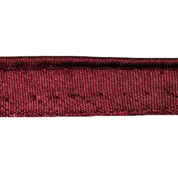 Кант атласный бордовый, 1.2 см 