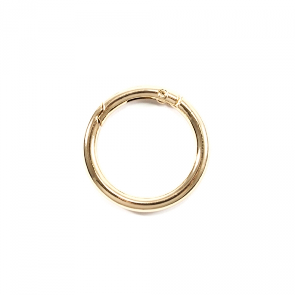 Карабин кольцо золотой, 30 мм металл