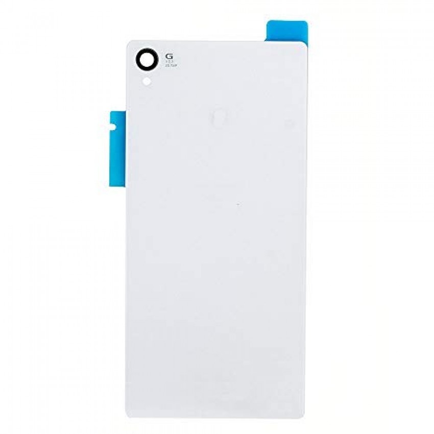 Back cover for Sony D6603/Xperia Z3 white HQ Sony D6603 / Xperia Z3 balts HQ aizmugurējais vāciņš