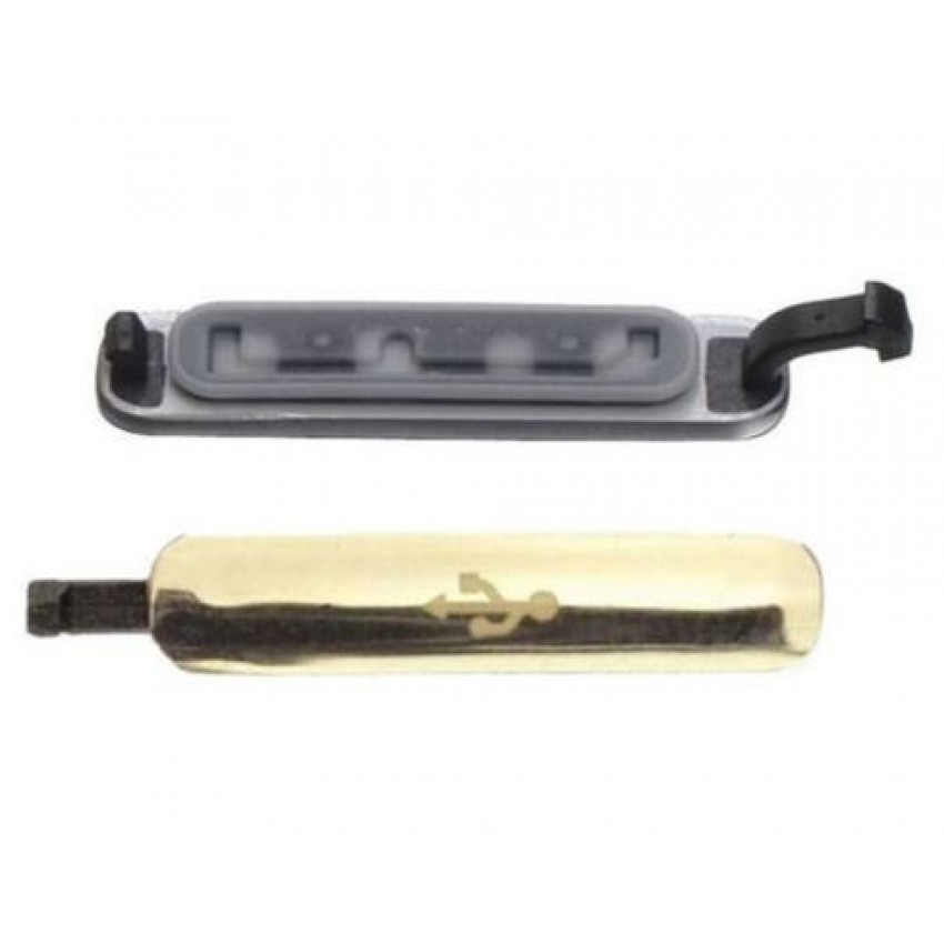 Charging connector cover Samsung G900F S5 gold Charging connector cover Samsung G900F S5 gold