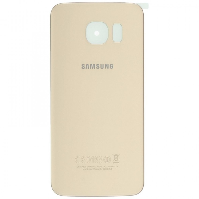 Back cover for Samsung G925F S6 Edge gold HQ Samsung G925F S6 Edge zelta HQ aizmugurējais vāciņš