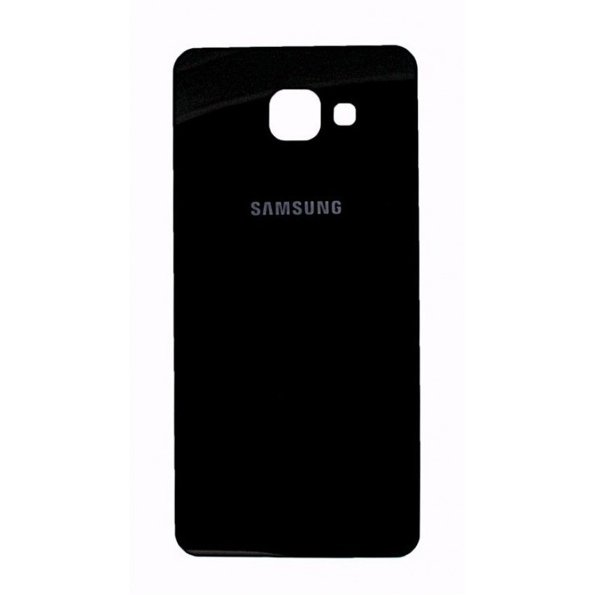 Back cover for Samsung A710 A7 2016 black Samsung A710 A7 2016 aizmugurējais vāciņš melns