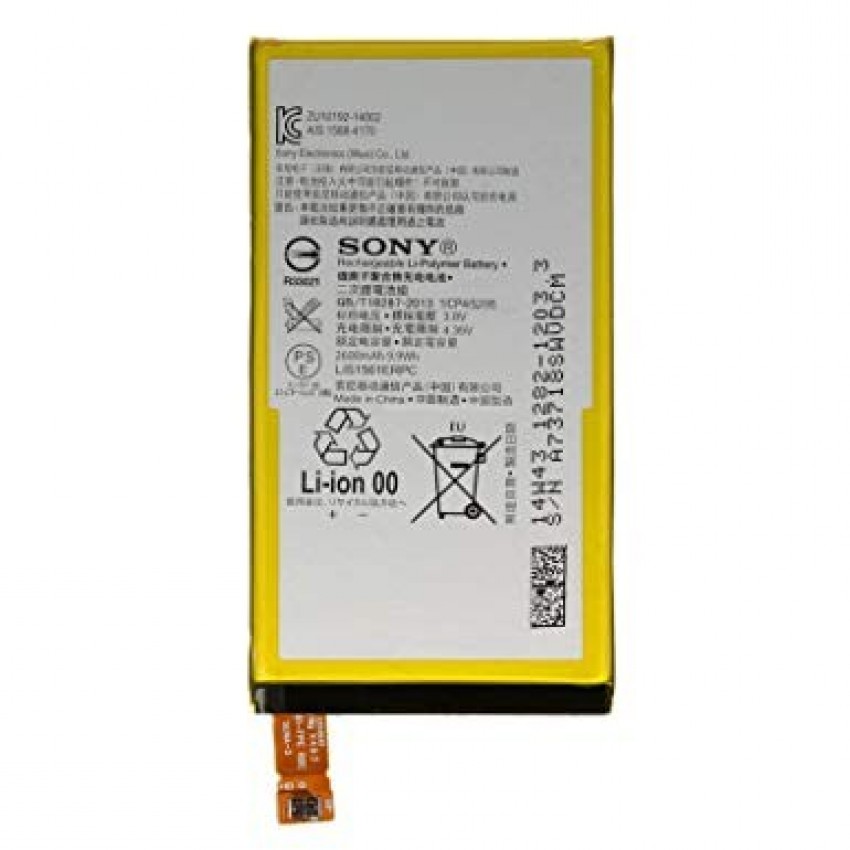 Battery ORG Sony Xperia Z3 Compact D5803 2600mAh LIS1561ERPC Akumulators ORG Sony Xperia Z3 Compact D5803 2600mAh LIS1561ERPC