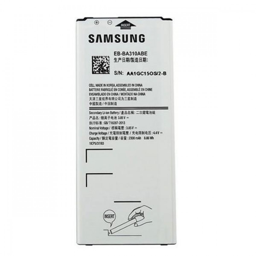 Battery ORG Samsung A310 A3 2016 2300mAh EB-BA310ABE Battery ORG Samsung A310 A3 2016 2300mAh EB-BA310ABE