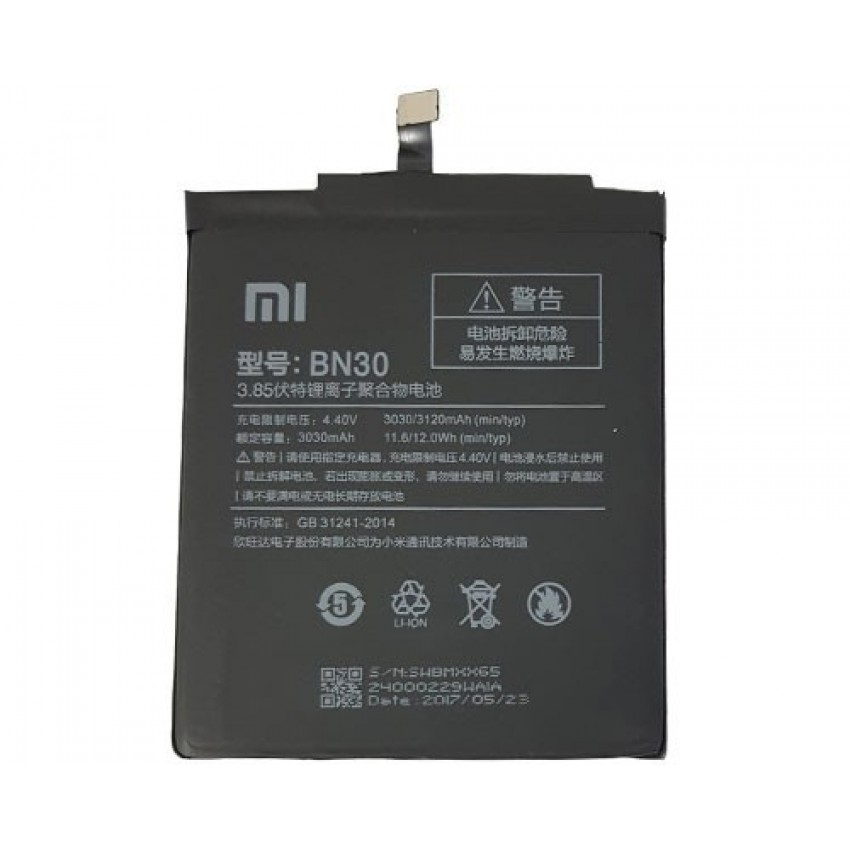 Battery ORG Xiaomi Redmi 4A 3030mAh BN30 Akumulators ORG Xiaomi Redmi 4A 3030mAh BN30