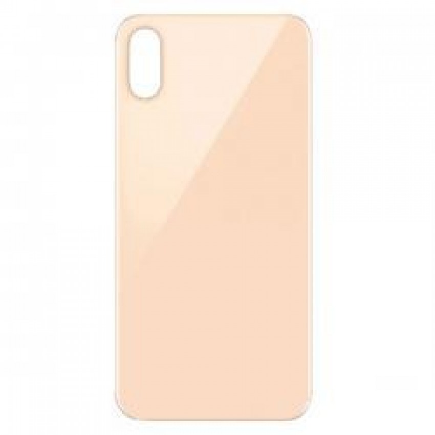 Battery cover iPhone XS gold HQ Akumulatora vāciņš iPhone XS zelta HQ