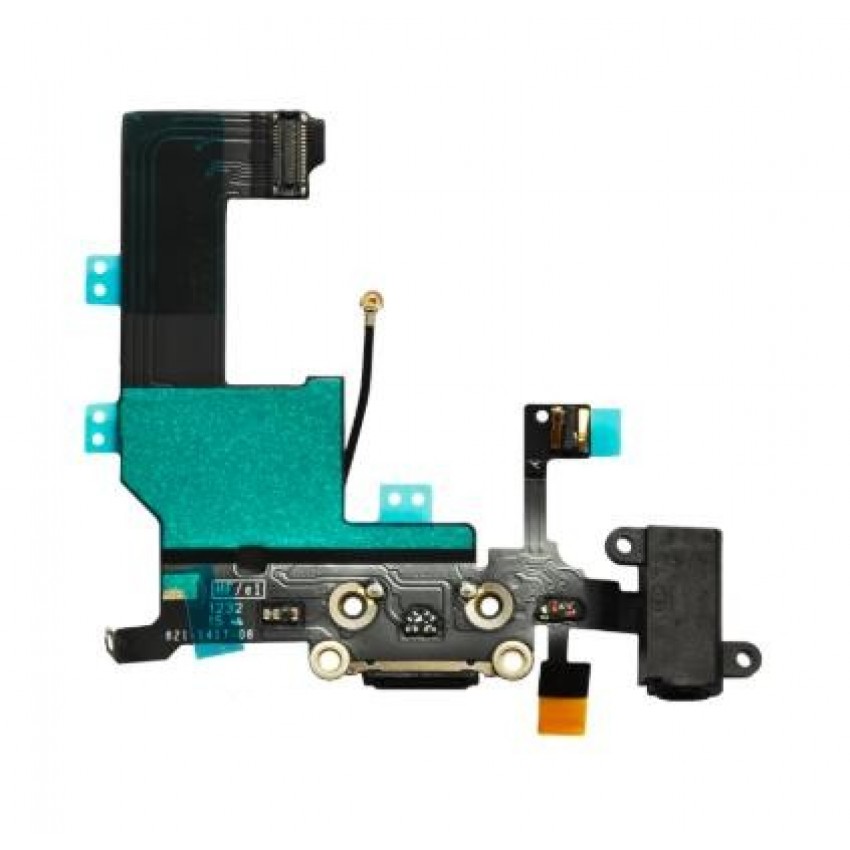 Flex Apple iPhone 5C audio and charging connector black ORG Flex Apple iPhone 5C audio and charging connector black ORG