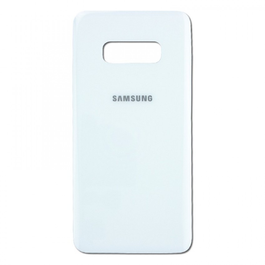 Back cover for Samsung G970 S10e white (Prism White) HQ Samsung G970 S10e balts (Prism White) HQ aizmugurējais vāciņš