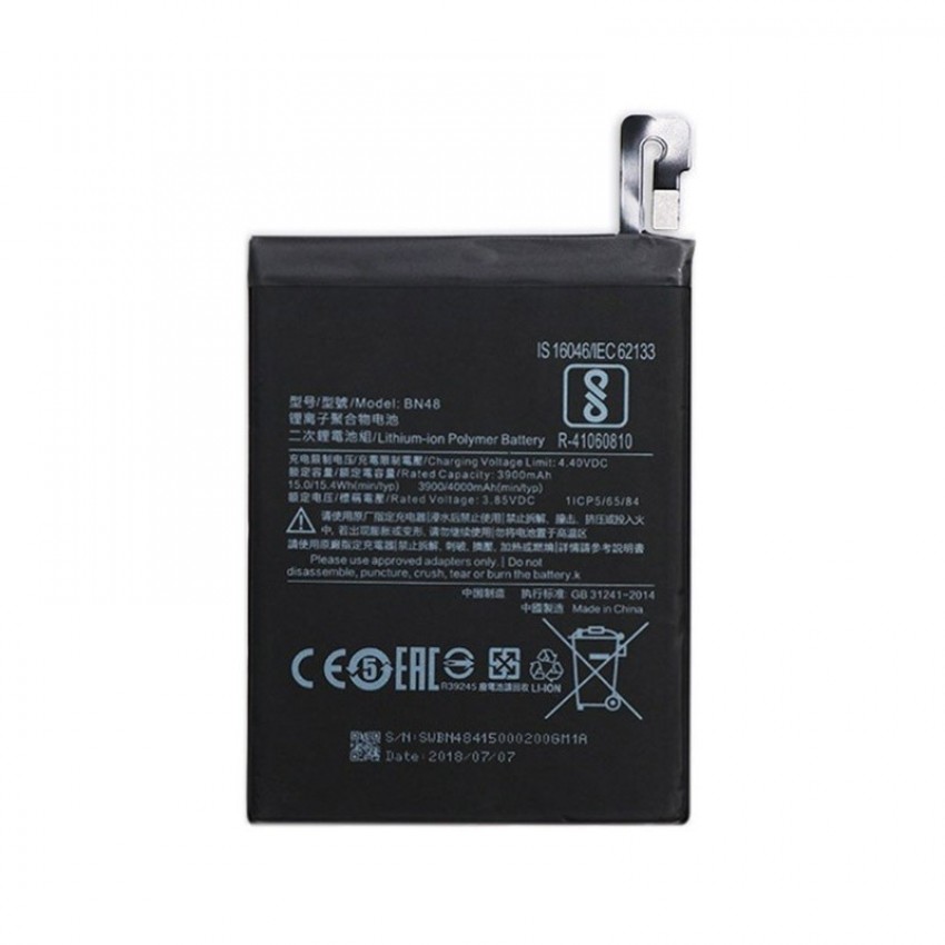 Battery ORG Xiaomi Redmi Note 6 Pro 4000mAh BN48 Akumulators ORG Xiaomi Redmi Note 6 Pro 4000mAh BN48