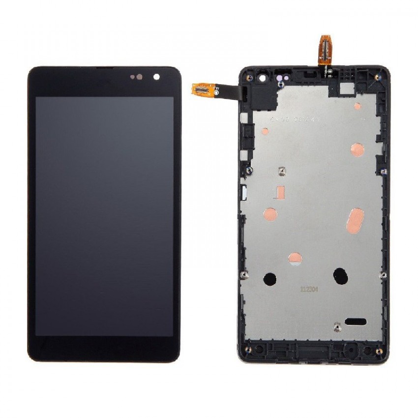 LCD screen Microsoft (Nokia) Lumia 535 with touch screen and frame black original 2S (used grade A) LCD screen Microsoft (Nokia) Lumia 535 with touch screen and frame black original 2S (used grade A)
