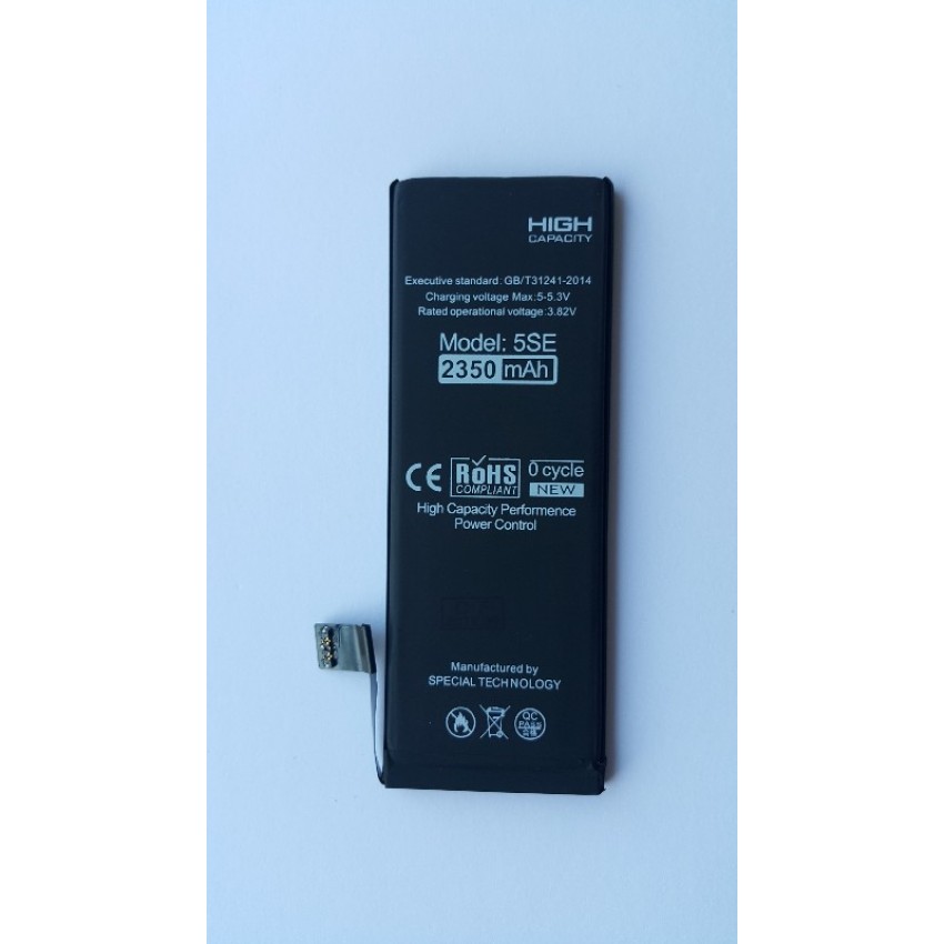 Battery "Di-Power" Apple iPhone SE 1850mAh (higher capacity) Battery "Di-Power" Apple iPhone SE 1850mAh (higher capacity)