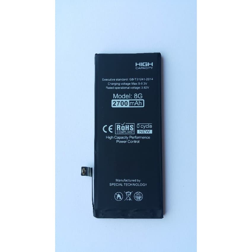 Battery "Di-Power" Apple iPhone 8 2700mAh (higher capacity) Battery "Di-Power" Apple iPhone 8 2700mAh (higher capacity)