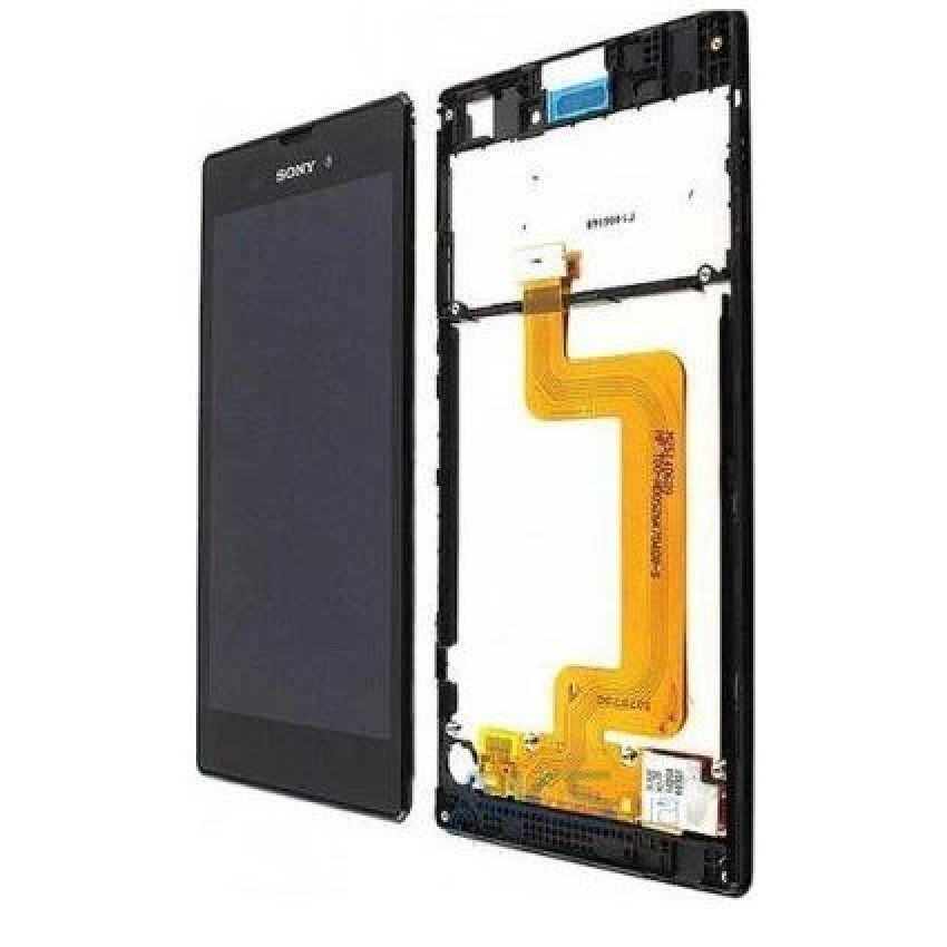 LCD screen Sony D5103 Xperia T3 with touch screen and frame black original (service pack) LCD screen Sony D5103 Xperia T3 with touch screen and frame black original (service pack)