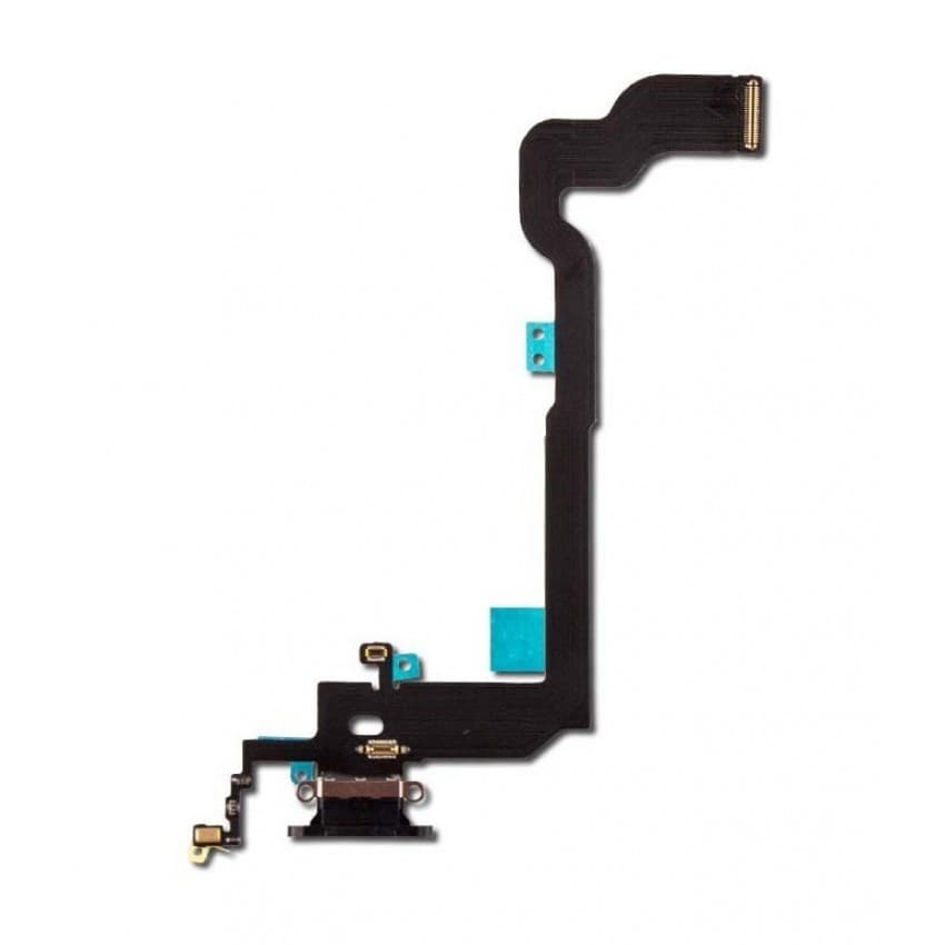 Flex Apple iPhone X for charging connector with microphone black ORG Flex Apple iPhone X for charging connector with microphone black ORG