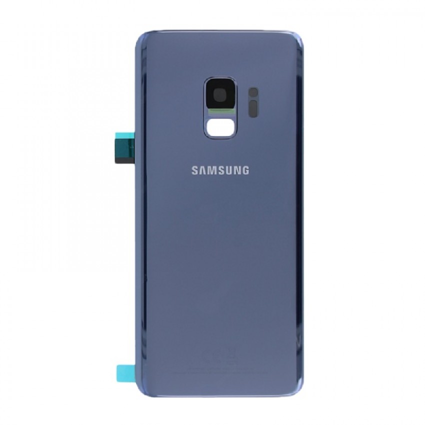 Back cover for Samsung G960F S9 Coral Blue original (used Grade B) Samsung G960F S9 Coral Blue oriģināls aizmugurējais vāciņš (lietots B pakāpe)