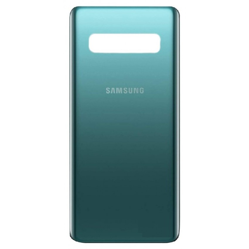 Back cover for Samsung G973 S10 green (Prism Green) HQ Samsung G973 S10 zaļš (Prism Green) HQ aizmugurējais vāciņš