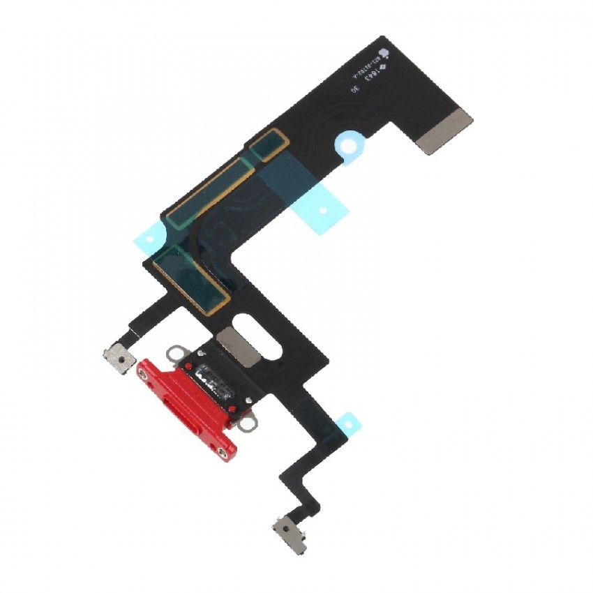Flex Apple iPhone XR for charging connector with microphone red ORG Flex Apple iPhone XR for charging connector with microphone red ORG