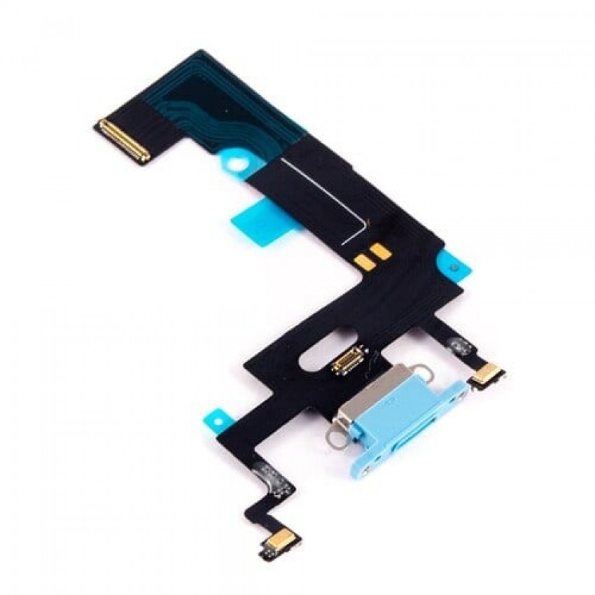 Flex Apple iPhone XR for charging connector with microphone blue ORG Flex Apple iPhone XR for charging connector with microphone blue ORG
