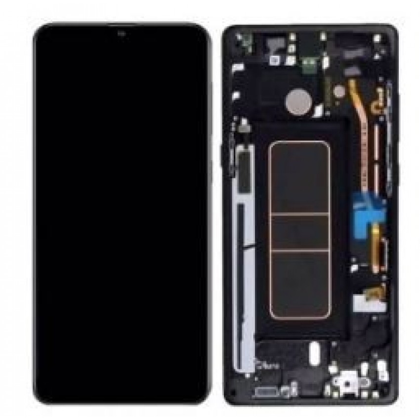 LCD screen Samsung A415 A41 2020 with touch screen and frame black original (service pack) LCD screen Samsung A415 A41 2020 with touch screen and frame black original (service pack)