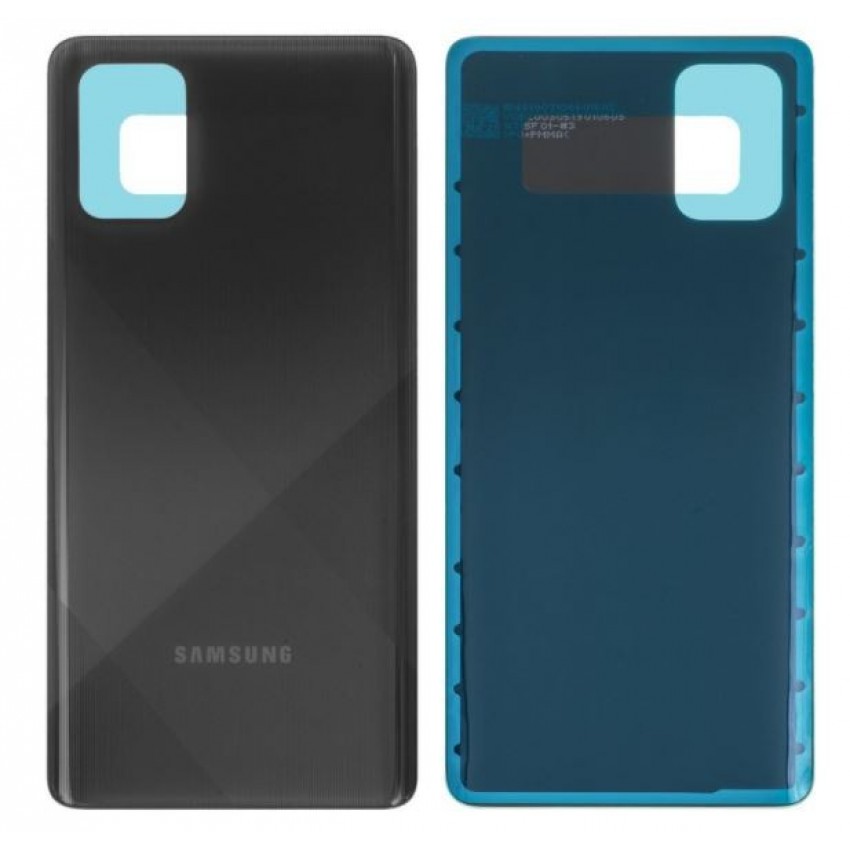 Back cover for Samsung A715 A71 2020 Prism Crush Black HQ Samsung A715 A71 2020 Prism Crush Black HQ aizmugurējais vāciņš