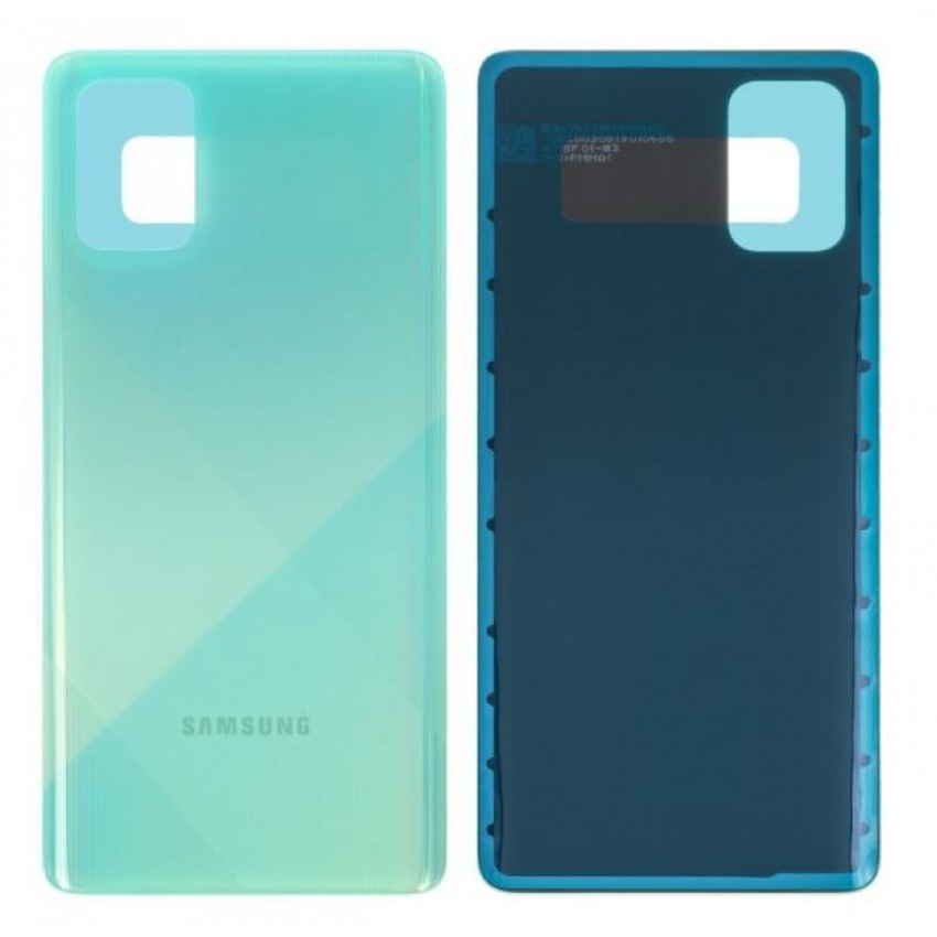 Back cover for Samsung A715 A71 2020 Prism Crush Blue HQ Samsung A715 A71 2020 Prism Crush Blue HQ aizmugurējais vāciņš