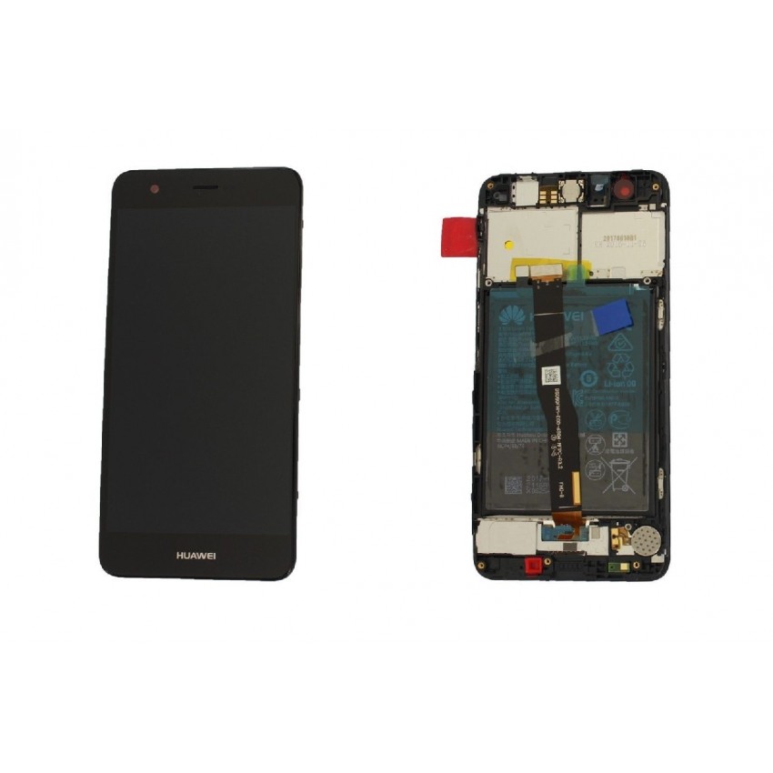 LCD screen Huawei Nova with touch screen with frame and battery black original (service pack) LCD screen Huawei Nova with touch screen with frame and battery black original (service pack)