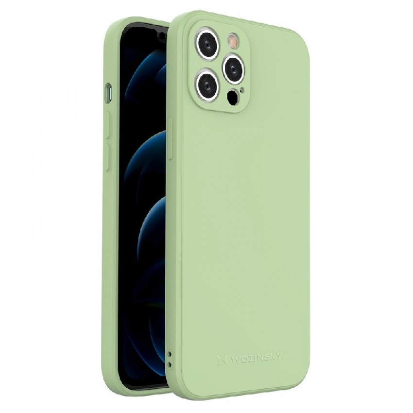Case Wozinsky Color Case Silicone Apple iPhone 12 Pro green Case Wozinsky Color Case Silicone Apple iPhone 12 Pro green