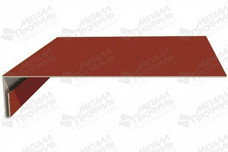 Планка карнизного свеса Металл Профиль, PURMAN 0.5, 200х30х2000 мм, цвета по каталогу RAL и RR