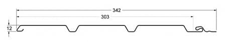 Софит Grand Line Classic перфорированный, 3.00*0.303 м, коричневый