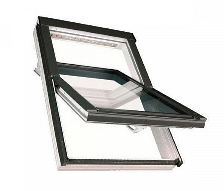 Мансардное окно Fakro PTP-V U3 ПВХ с вентклапаном размер 114х140