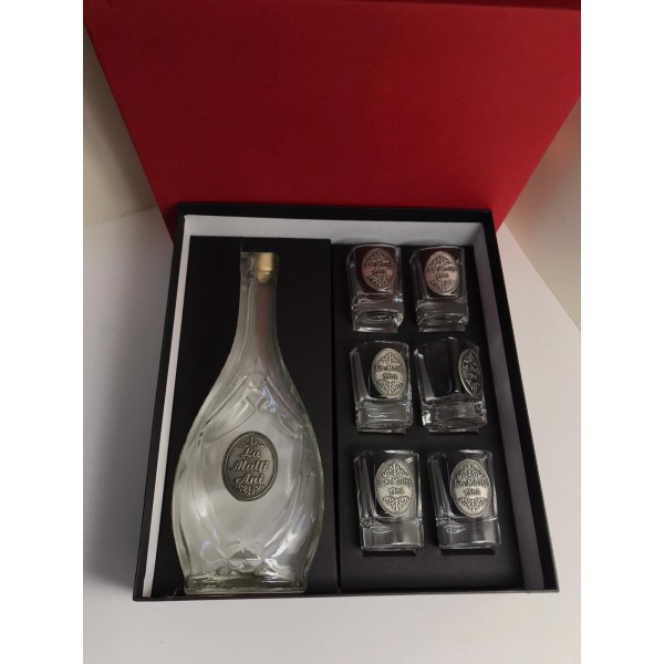 Set cadou sticla cu pahare Set cadou sticla cu pahare