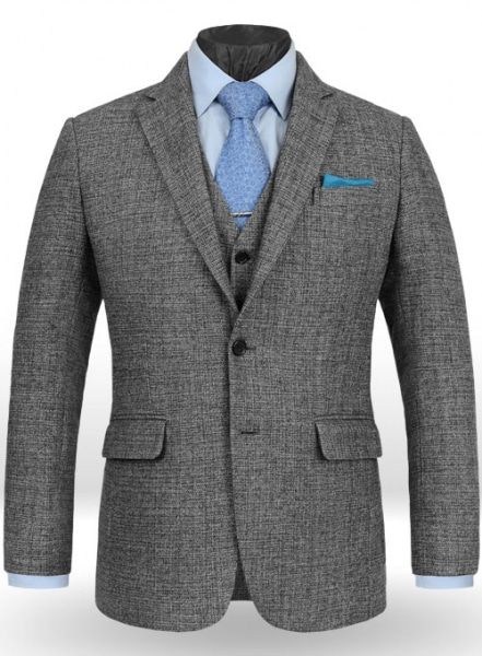 Vintage Glasgow Gray Tweed Suit