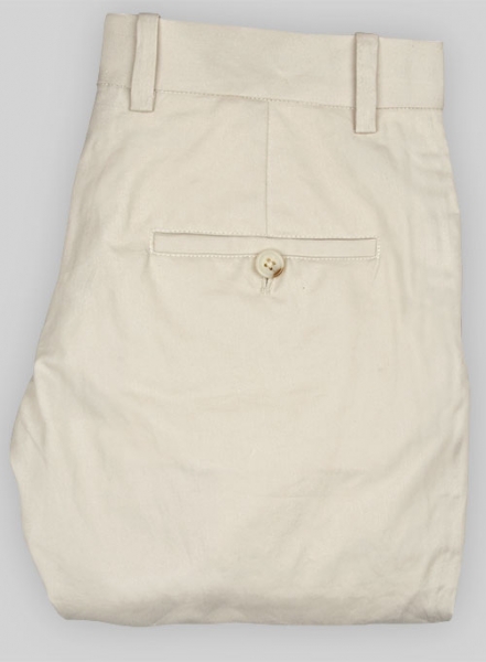 Summer Weight Lt Beige Formal Chinos