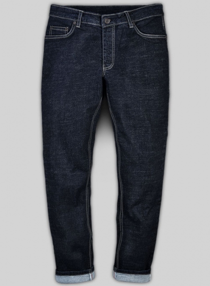 Marlin Blue Stretch Hard Wash Jeans - Look # 459